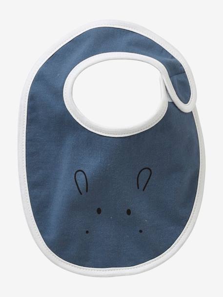 Pack of 5 Animal Bibs for Newborns Light Blue 