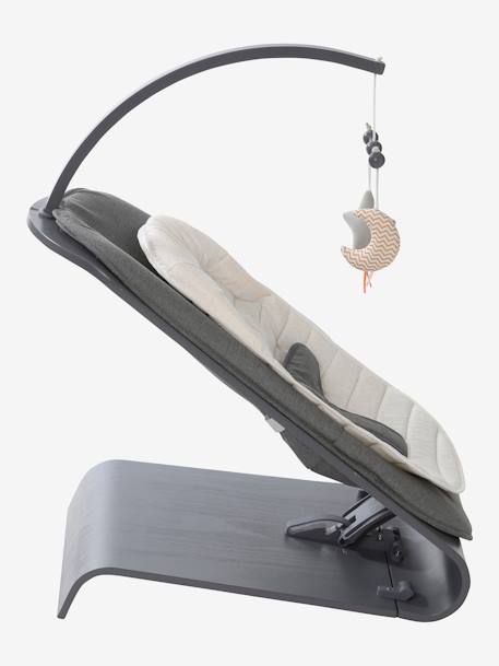 Wooden Bouncer, Natural Movement, Babyrythm by Vertbaudet Grey Anthracite+Light Grey 