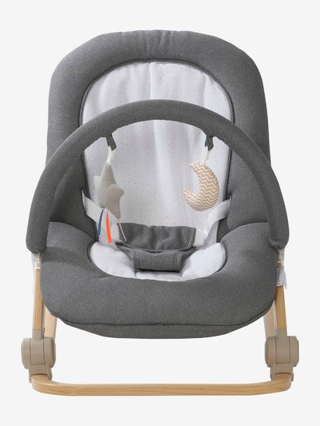 Baby Bouncer with Arch, Babydream ecru+GREEN LIGHT SOLID+Grey+YELLOW DARK SOLID 