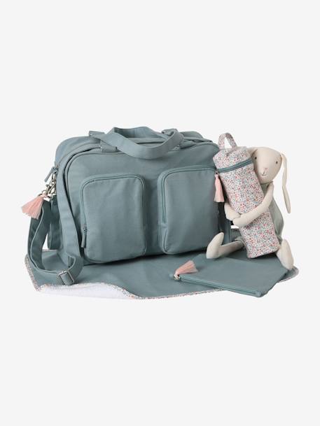 Changing Bag with Several Pockets, Family Blue+sandy beige 