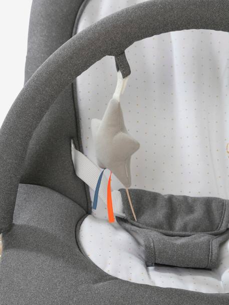 Baby Bouncer with Arch, Babydream ecru+GREEN LIGHT SOLID+Grey+YELLOW DARK SOLID 