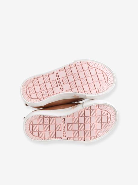 Trainers with Touch Fasteners for Girls, Designed for Autonomy Shimmery Light Pink 