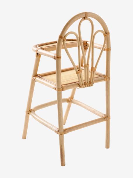 High Chair in Rattan Beige 