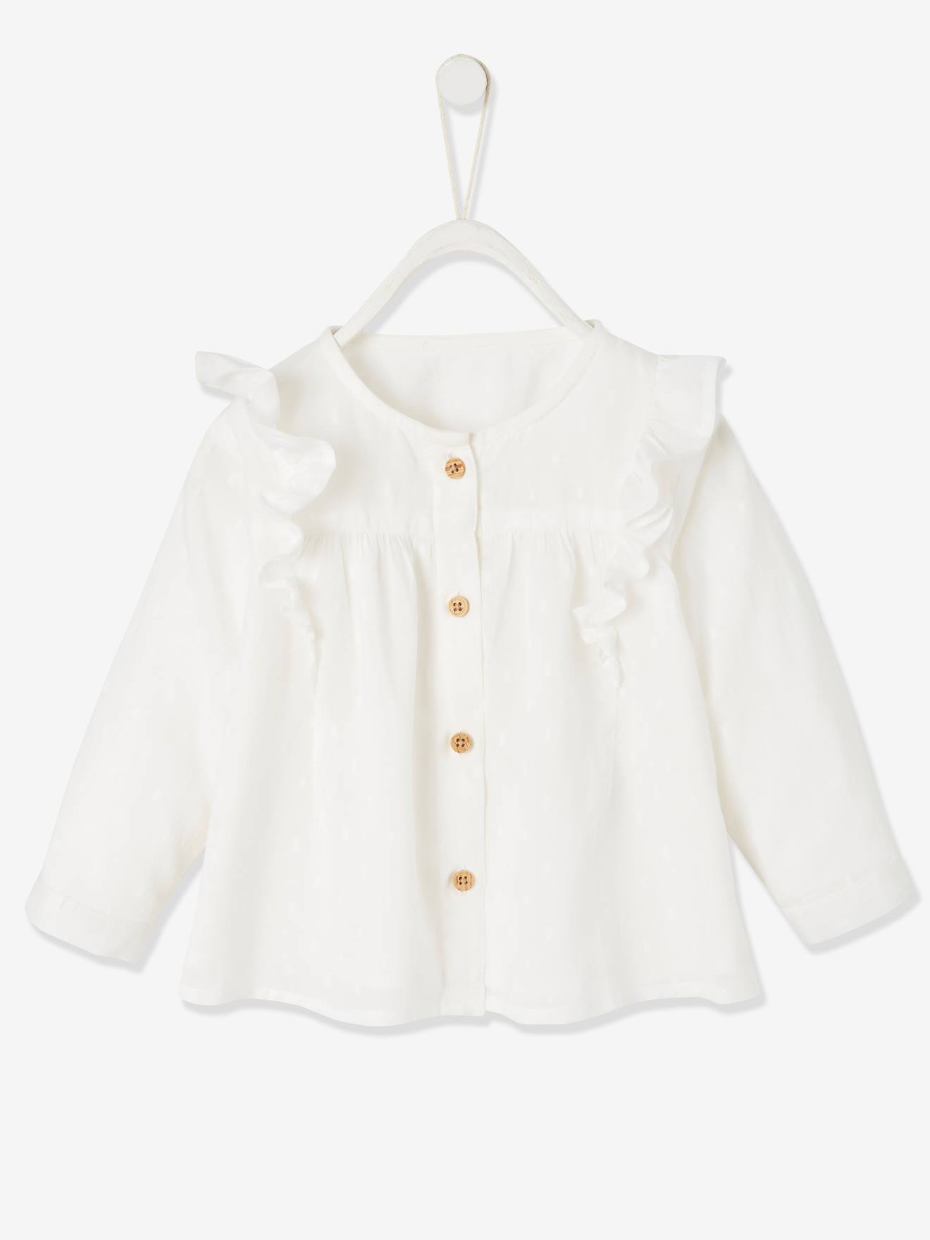 White button up shirt for cheap baby girl