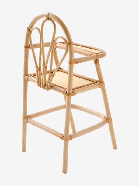 High Chair in Rattan Beige 