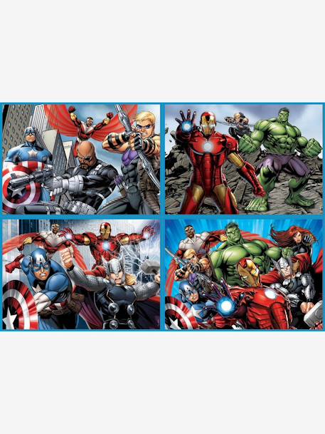 Progressive Puzzles, 50-150 Pieces, Multi 4 Marvel® The Avengers, by EDUCA Dark Red 