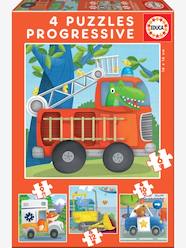 Toys-Educational Games-Puzzles-Set of 4 Progressive Puzzles, 6 to 16 Pieces, Rescue Patrol, by EDUCA