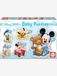 -Set of 5 Progressive Puzzles, 3-5 Pieces, Disney® Mickey Mouse, by EDUCA