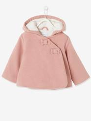 Baby-Outerwear-Coats-Fabric Coat with Hood, Lined & Padded, for Baby Girls