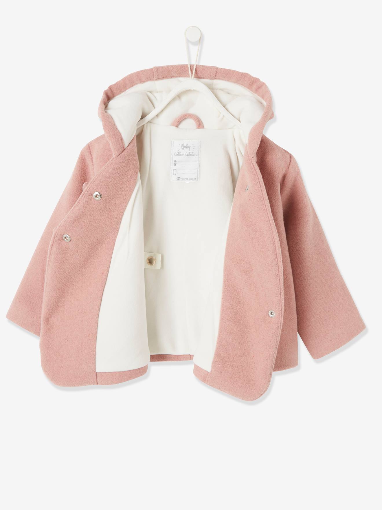 Girls light hot sale pink coat