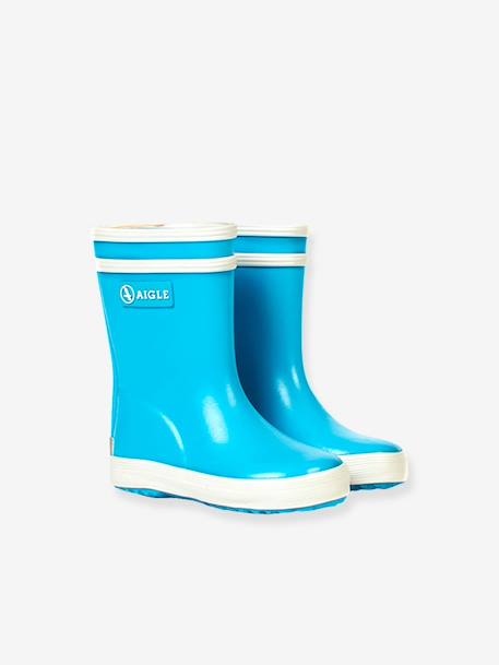 Wellies for Baby Boys, Baby Flac by AIGLE® Dark Blue+Light Blue 