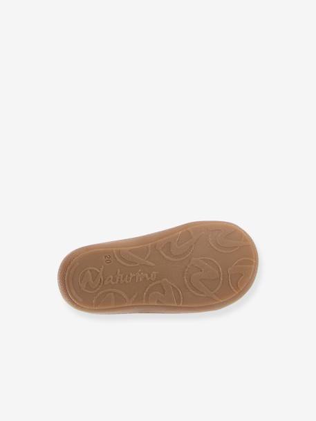 Boots for Baby Boys, Cocoon by NATURINO®, Designed for First Steps Brown+Dark Blue+Tan 