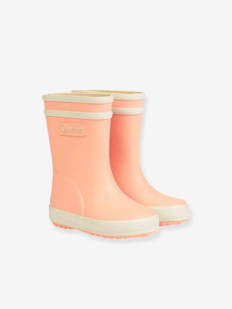 Wellies for Baby Girls, Baby Flac by AIGLE® Light Pink+Pink+Red+Yellow 