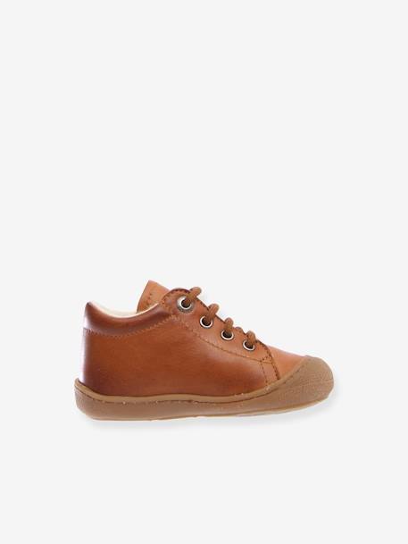 Boots for Baby Boys, Cocoon by NATURINO®, Designed for First Steps Brown+Dark Blue+Tan 