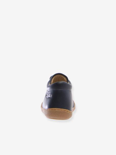 Boots for Baby Boys, Cocoon by NATURINO®, Designed for First Steps Brown+Dark Blue+Tan 