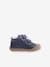 Boots for Baby Boys, Cocoon Velcro by NATURINO®, Designed for First Steps BROWN LIGHT SOLID+Dark Blue 