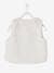 Faux Fur Waistcoat for Girls blush+White 