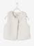 Faux Fur Waistcoat for Girls blush+White 