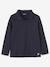 Pack of 2 Long-Sleeved Polo Shirts for Boys BLUE MEDIUM TWO COLOR/MULTICOL+Dark Blue+GREY MEDIUM TWO COLOR/MULTICOL 