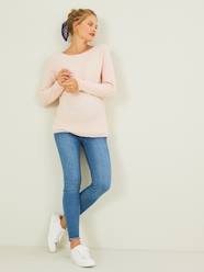 7/8 Maternity Slim Fit Jeans with Tears