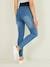 7/8 Maternity Slim Fit Jeans with Tears Light Denim Blue 