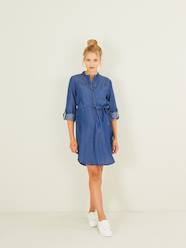 Maternity Dress in Lightweight Denim