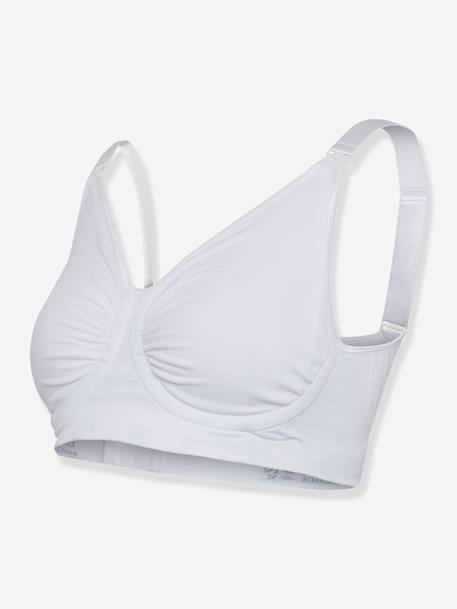 Maternity & Nursing Special Seamless Bra, GelWire® by CARRIWELL Black+White 