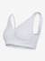 Maternity & Nursing Special Seamless Bra, GelWire® by CARRIWELL Black+White 