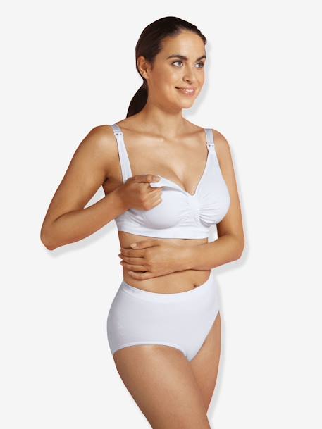 Maternity & Nursing Special Seamless Bra, GelWire® by CARRIWELL - white,  Maternity