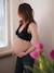 Crossover Maternity & Nursing Special Bra by CARRIWELL Black 
