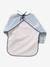 Smock-Like Bib with Long Sleeves Blue Checks+multicoloured+White Stripes+White/Print 