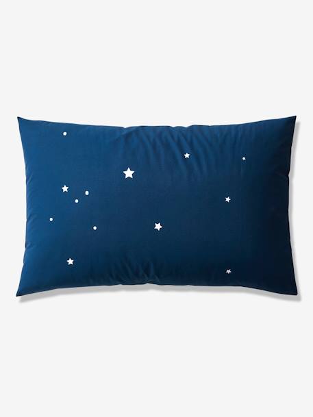 Duvet Cover + Pillowcase Set for Children, Glow-in-the-Dark Details, POLAR BEAR Dark Blue 