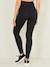 Long Maternity Leggings Black+navy blue 