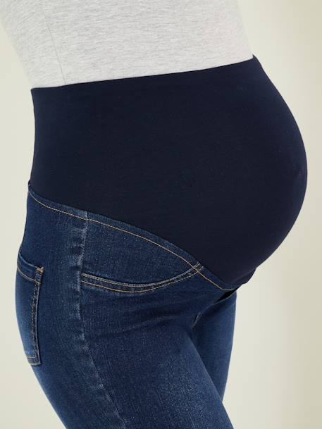 Denim Treggings for Maternity Black+BLUE MEDIUM SOLID+Dark Blue+Grey+Light Denim Blue 