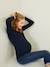 Pack of 2 Long Sleeve Tops for Maternity Black+Dark Blue 