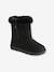 Girls' Boots with Fur Black 