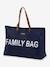 Changing Bag, Family Bag by CHILDHOME Black+Dark Blue+GREEN LIGHT SOLID WITH DESIGN 