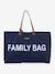 Changing Bag, Family Bag by CHILDHOME Black+Dark Blue+GREEN LIGHT SOLID WITH DESIGN 