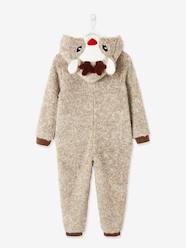 Boys-Plush Effect 'Reindeer' Onesie for Boys