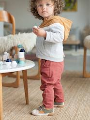 Baby-Jumpers, Cardigans & Sweaters-Jacket with Hood & Zip for Boys