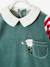 Unisex Christmas Set, Sleepsuit + Beanie, for Babies Green 