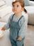 Blouse & Corduroy Dungarees Combo for Baby Girls Dark Blue 