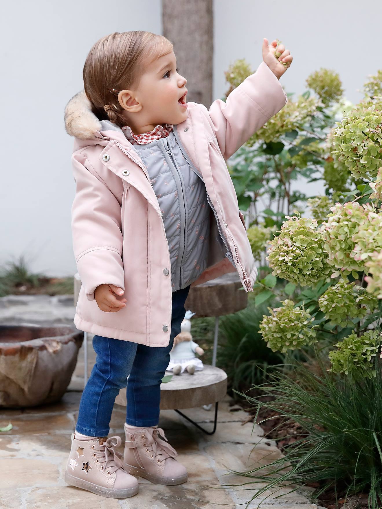 Baby girl store parka jacket