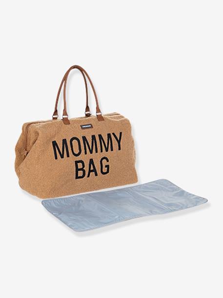 Big Changing Mommy Bag, Teddy by CHILDHOME Beige+ecru 