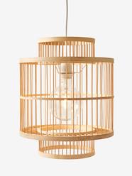 -Wicker Cage Hanging Lampshade
