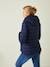 Lightweight Padded Jacket, Adaptable for Maternity & Post-Maternity Dark Blue+GREEN DARK SOLID 