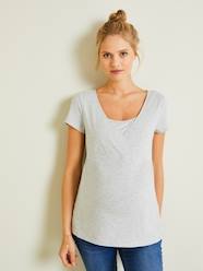 -Pack of 2 Wrap-Over T-Shirts, Maternity & Nursing Special