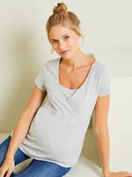 Maternity-Pack of 2 Wrap-Over T-Shirts, Maternity & Nursing Special
