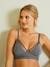 2 Wireless Nursing Bras in Organic Cotton BLACK DARK SOLID+GREY DARK SOLID+GREY LIGHT SOLID 