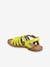 Leather Sandals with Straps, for Girls Bright Yellow+set brown 